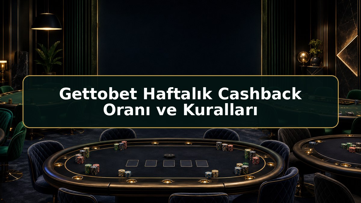 Gettobet Haftalık Cashback Oranı ve Kuralları hakkında Gettobet bilgilendirme görseli